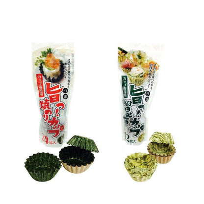 Seaweed Cup Grilled Nori Cups 24pcs / Kelp Cup Oboro Konbu Cups 12pcs