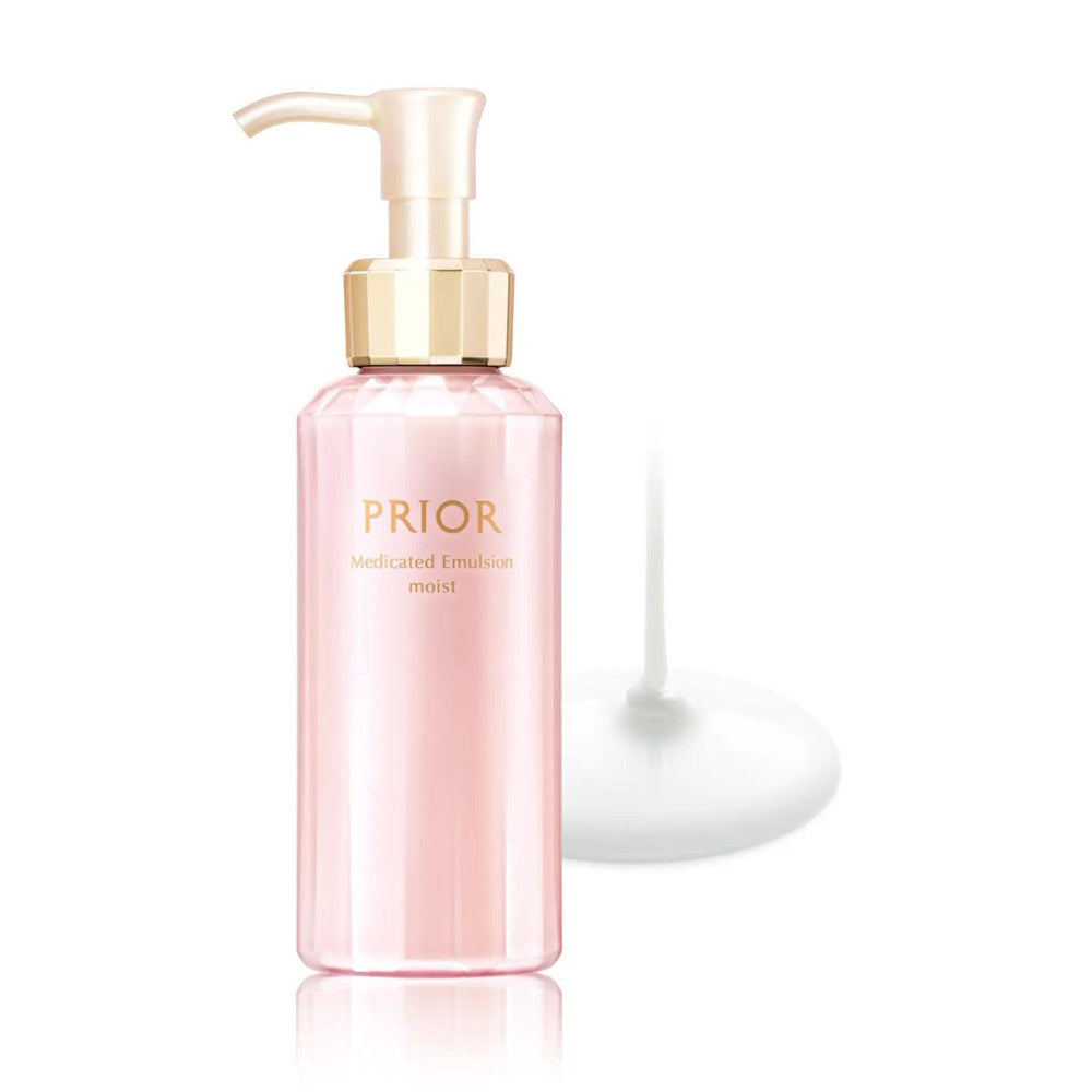 Shiseido Prior Medicated Moisturizing Milk Emulsion Moist (Bottle 120ml / Refill 100ml) / Milk Lotion Moist 160ml