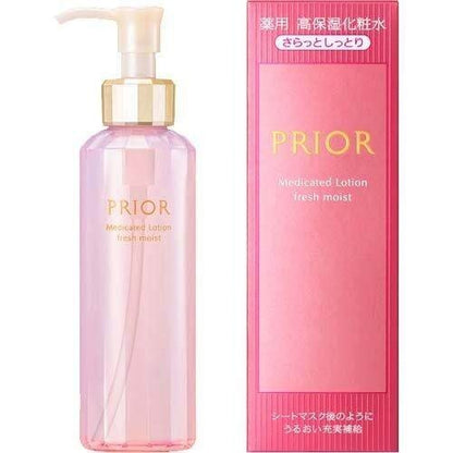 Shiseido Prior Medicated Moisturizing Lotion Fresh Moist / Rich Moist  (Bottle160ml/Refill 140ml)