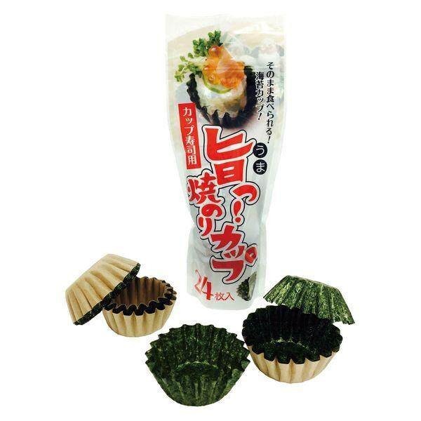 Seaweed Cup Grilled Nori Cups 24pcs / Kelp Cup Oboro Konbu Cups 12pcs