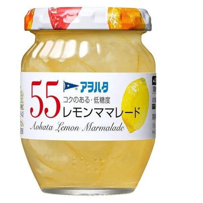 Aohata 55 Fruit Jam Peach Melba/ Lemon Marmalade/ White Peaches & Guava / Strawberry & Peach (150g)