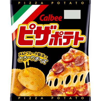Calbee Pizza Potato Chips Classic / Spicy / Margherita / Mentaiko Mayo