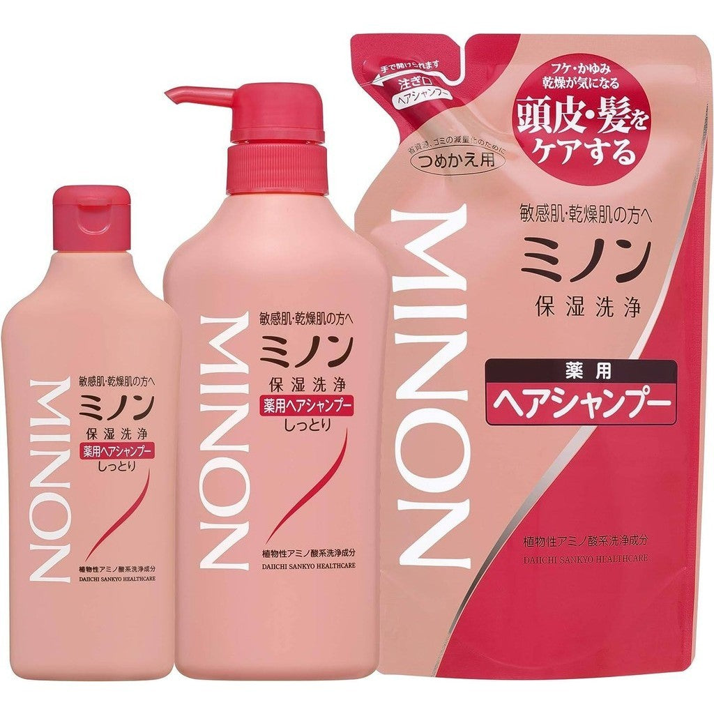 Minon Medicated Hair Shampoo (380mL Refill)