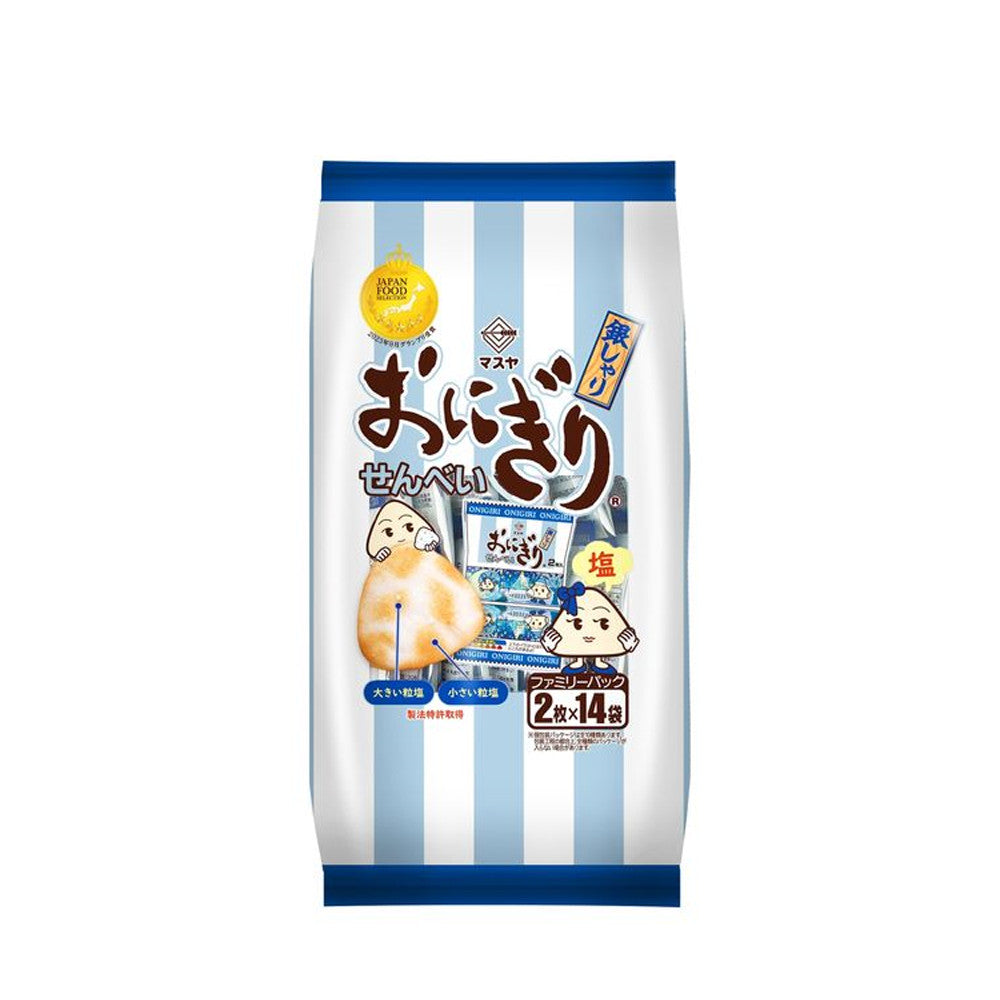 Masuya Onigiri Senbei Rice Crackers Ginshari Family Pack (28pcs)