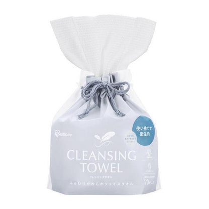 IRIS OHYAMA Cleansing Towel 70 sheets x 2 bags (Roll type / Box type)