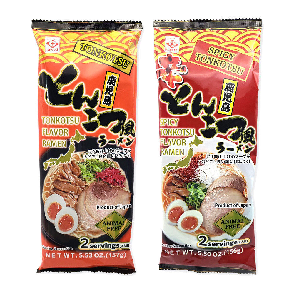 Higashimaru Animal free Tonkotsu / Spicy  Tonkotsu Kagoshima Ramen 2 servings