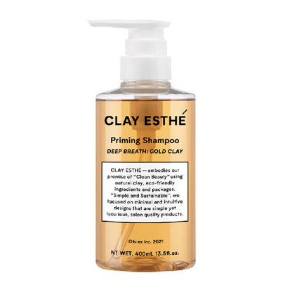 b-ex Clay Esthe Priming Shampoo Gold Clay (400ml / Refill 800ml)