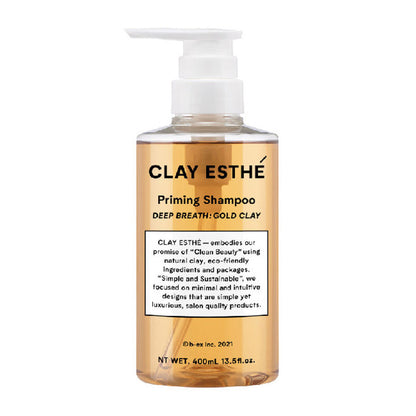 b-ex Clay Esthe Priming Shampoo Gold Clay (400ml / Refill 800ml)