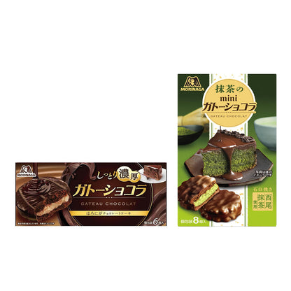 Morinaga Gateau Chocolat Biscuits - Chocolate / Matcha