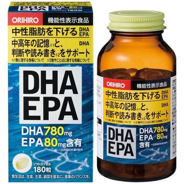 Orihiro DHA EPA 30 Days 180 Capsules