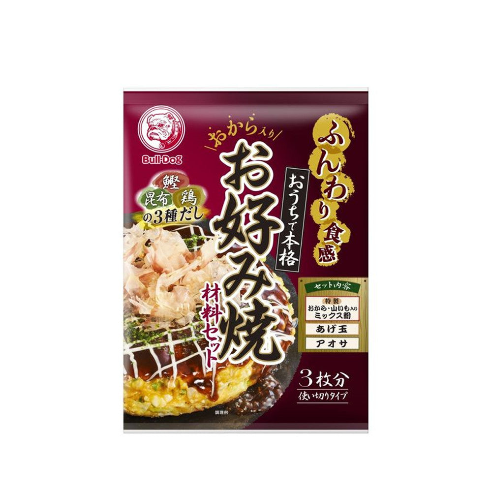 Bulldog Sauce Fluffy Authentic Okonomiyaki Mix Set (175.3g)