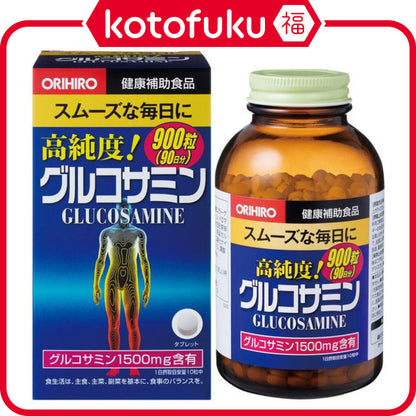 Orihiro Purified Glucosamine 90 Day Supplement 900 Tablets