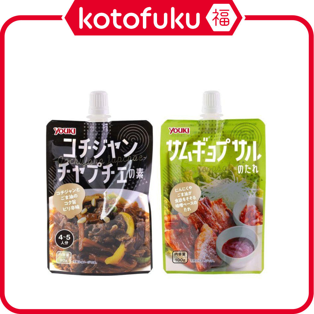 Yuki Foods Gochujang Japchae Noodles 90g / Samgyeopsal Sauce 100g