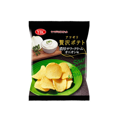 Yamazaki Biscuits Thick Cut Luxury Potato Chips - Sour Cream Onion (50g)