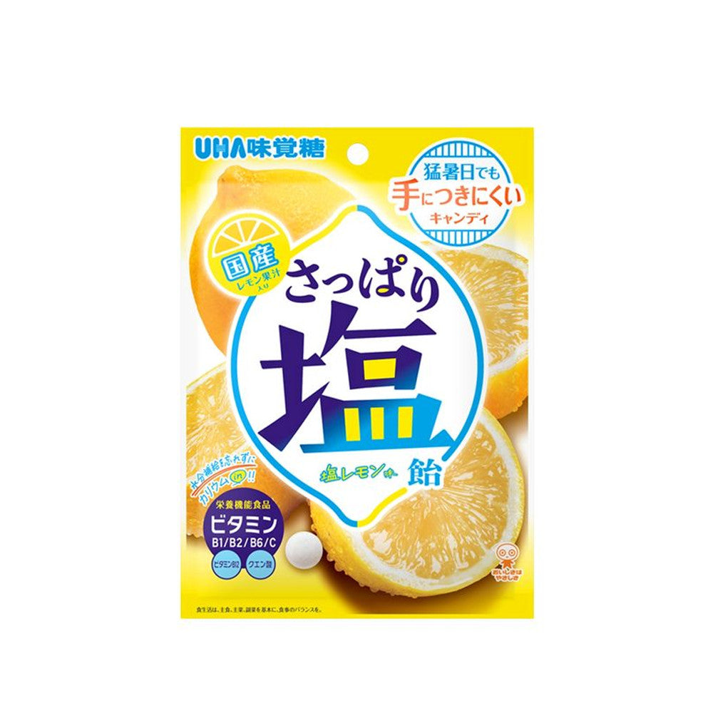 UHA Mikakuto Salt Lemon Hard Candy (64g)