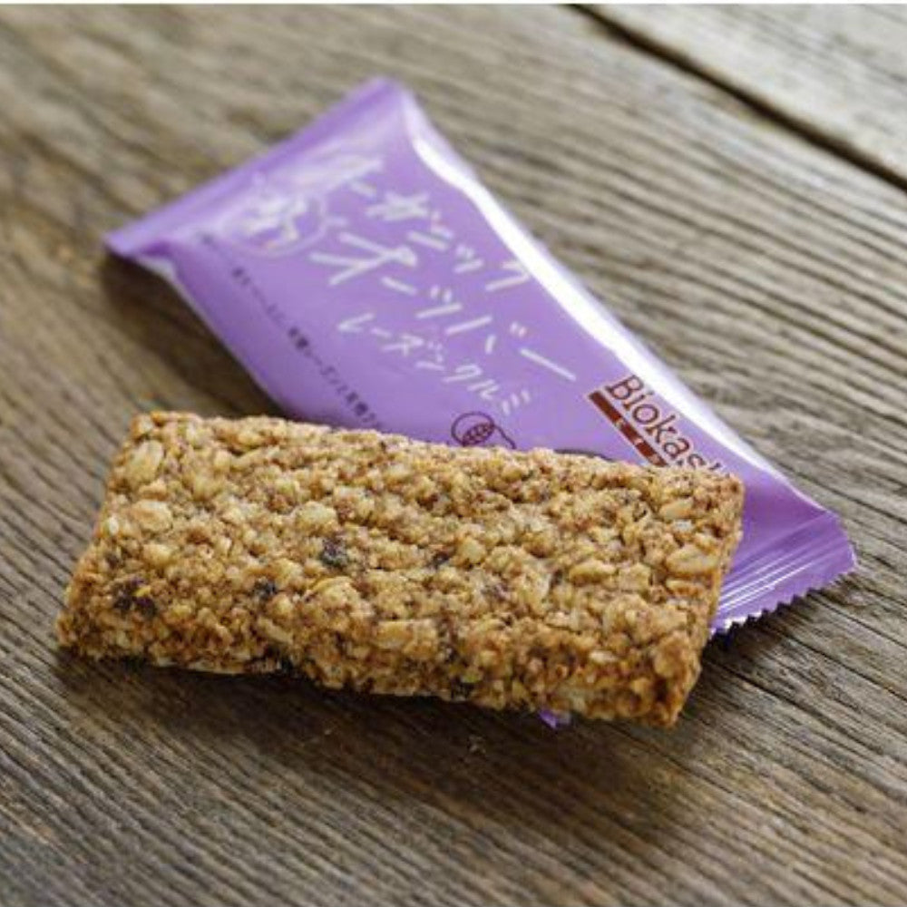 Biokashi Organic Oats Bar Chocolate Hazel / Raisin Walnut 30g