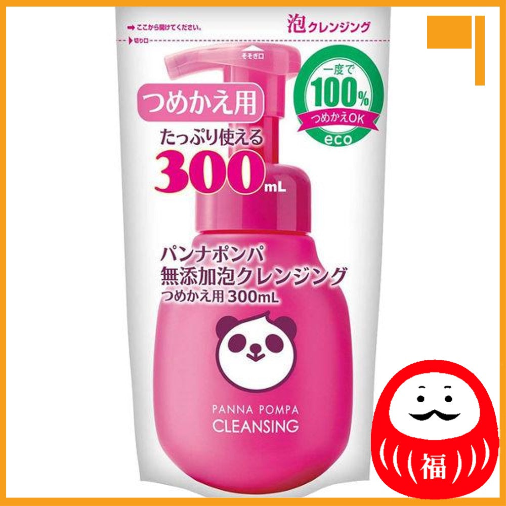 Japan Panna Pompa Additive-free Foam Cleansing /Refill 300mL JB