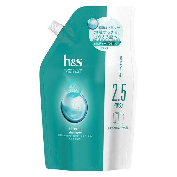 Japan P&G H&S Refresh Shampoo Refill DB