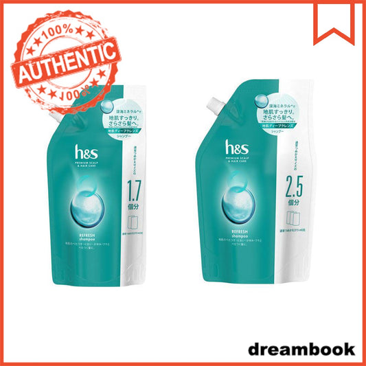 Japan P&G H&S Refresh Shampoo Refill DB