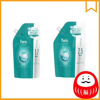 Japan P&G H&S Refresh Shampoo Refill JB