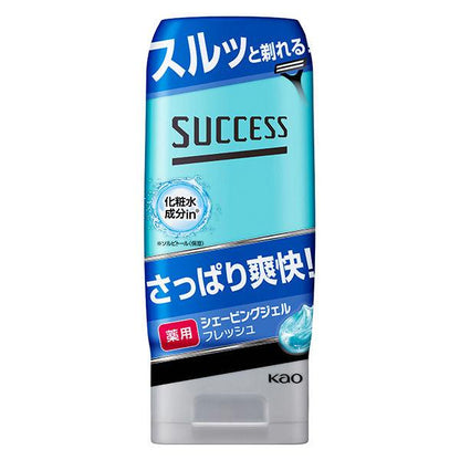 Japan KAO SUCCESS Shaving Gel 180g Fresh / Multi Blade Type DB