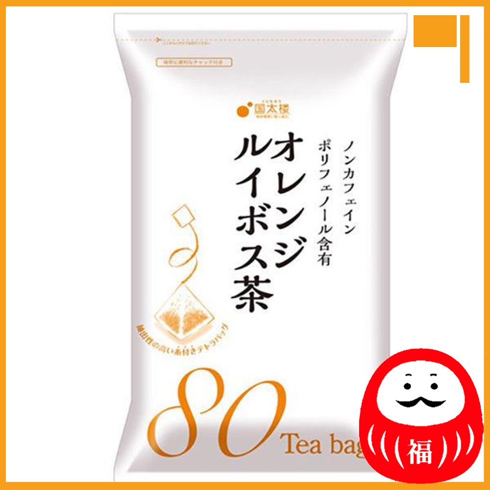 Japan Caffeine Free Kunitaro Lemon Rooibos Tea / Rooibos Tea / Orange Rooibos Tea Bags 1 bag JB