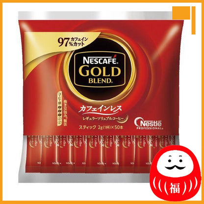 Japan Nestle Japan Nescafe Gold Blend Decaffeinated/Stick coffee/Stick coffee with deep flavor/flavorful aroma JB