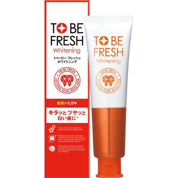 Japan TO BE FRESH Whitening Toothpaste / Whitening Essence JB