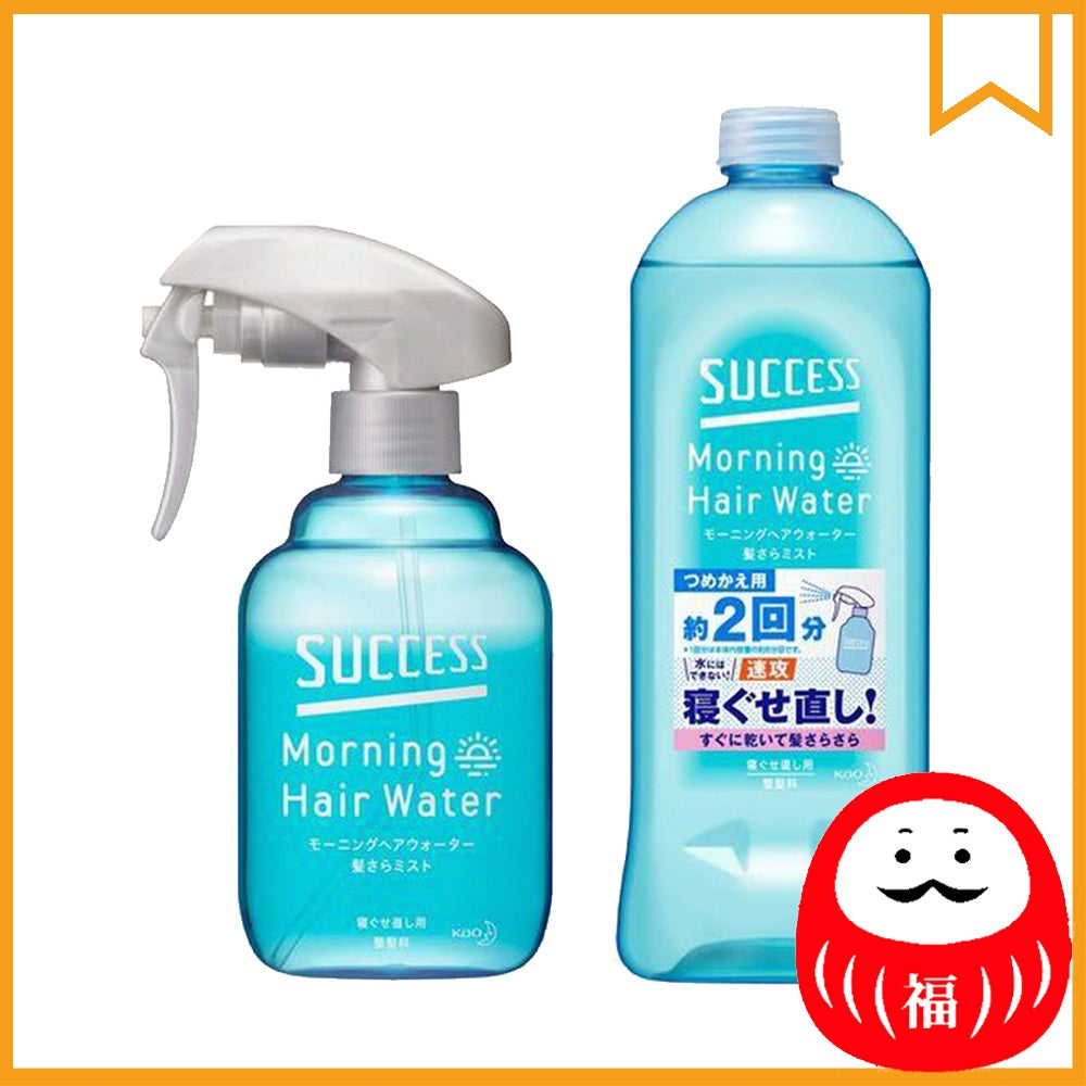 Japan KAO SUCCESS Morning Hair Water 280ml / Refill 440ml JB