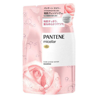 [Japan] Pantene Pantene Micellar Pure & Rose Pure Cleansing Collection Shampoo Conditioner Refill Pack DB