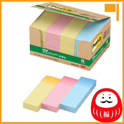 Japan 3M Post-it Sticky Notes, Fusen, Normal Adhesive JB