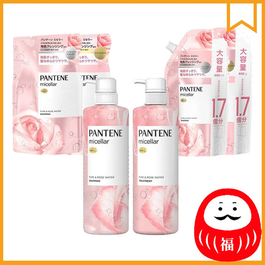 Japan PANTENE Micellar Pure & Rose Shampoo / Treatment JB