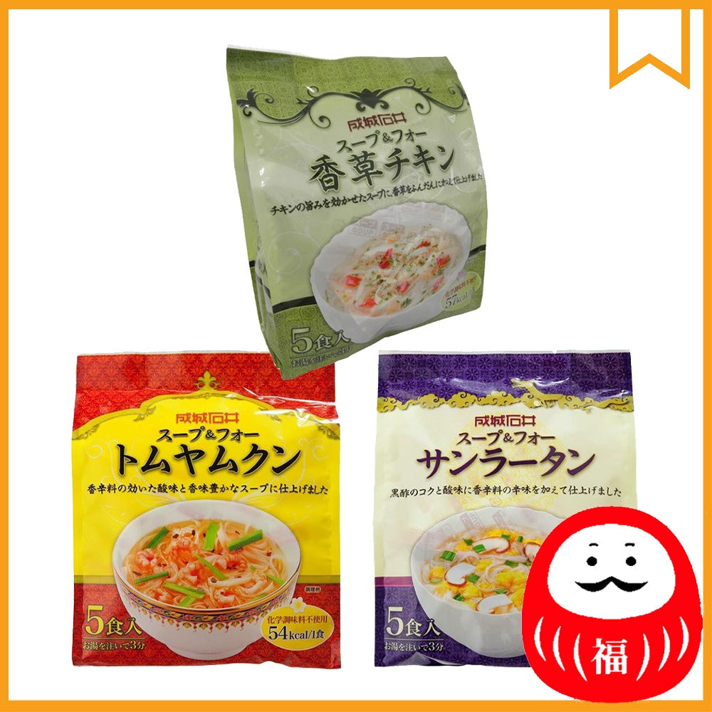 Japan Seijo Ishii 成城石井 Soup & Pho 5 servings JB