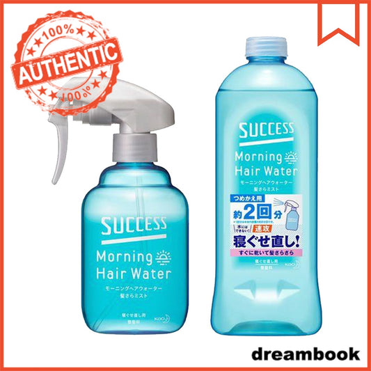 Japan KAO SUCCESS Morning Hair Water 280ml / Refill 440ml DB