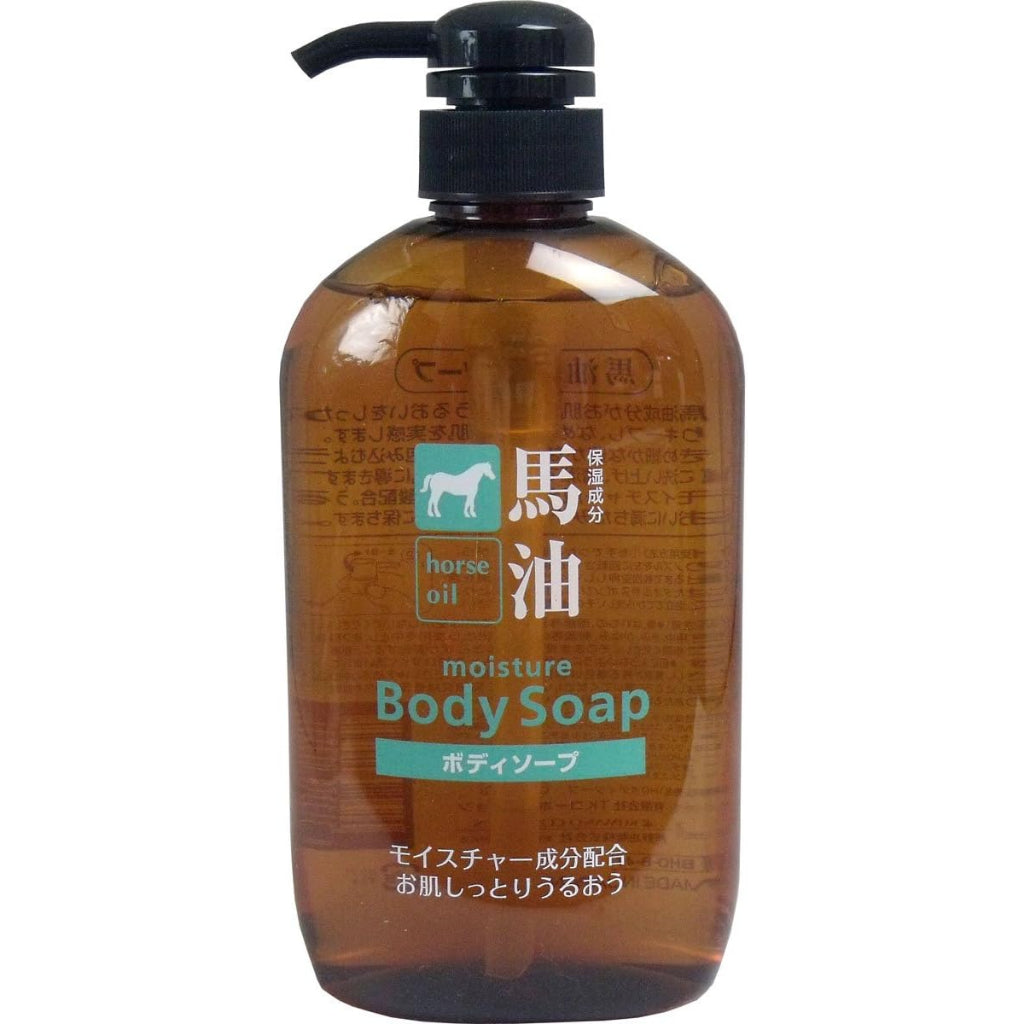 ［In stock］ Kumano Yushi Horse Oil Body Soap 600ml