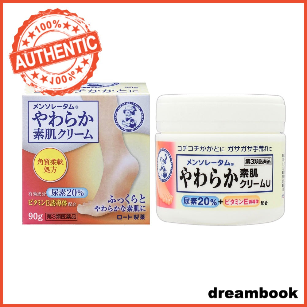 Rohto Mentholatum Yawaraka Suhada Cream U 90g