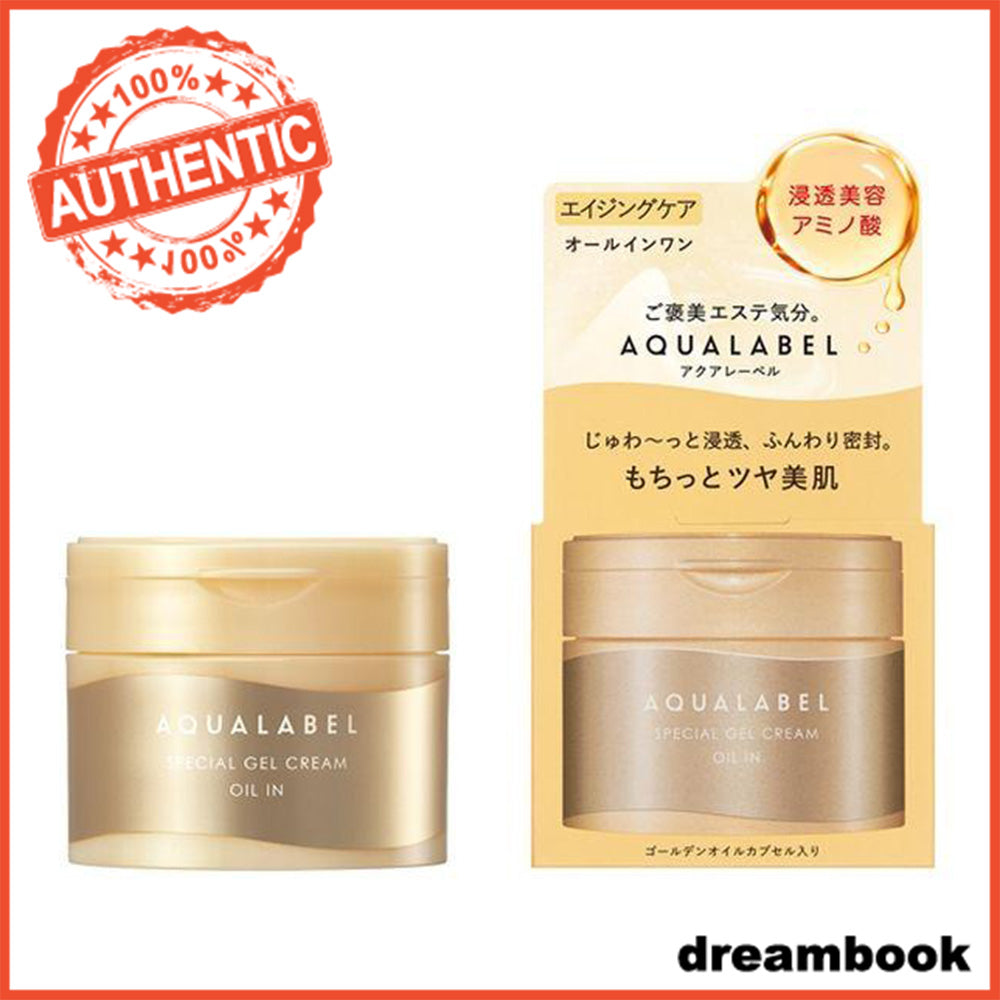 ［In stock］ SHISEIDO Aqualabel All in One Special Gel Cream EX Oil In 90g