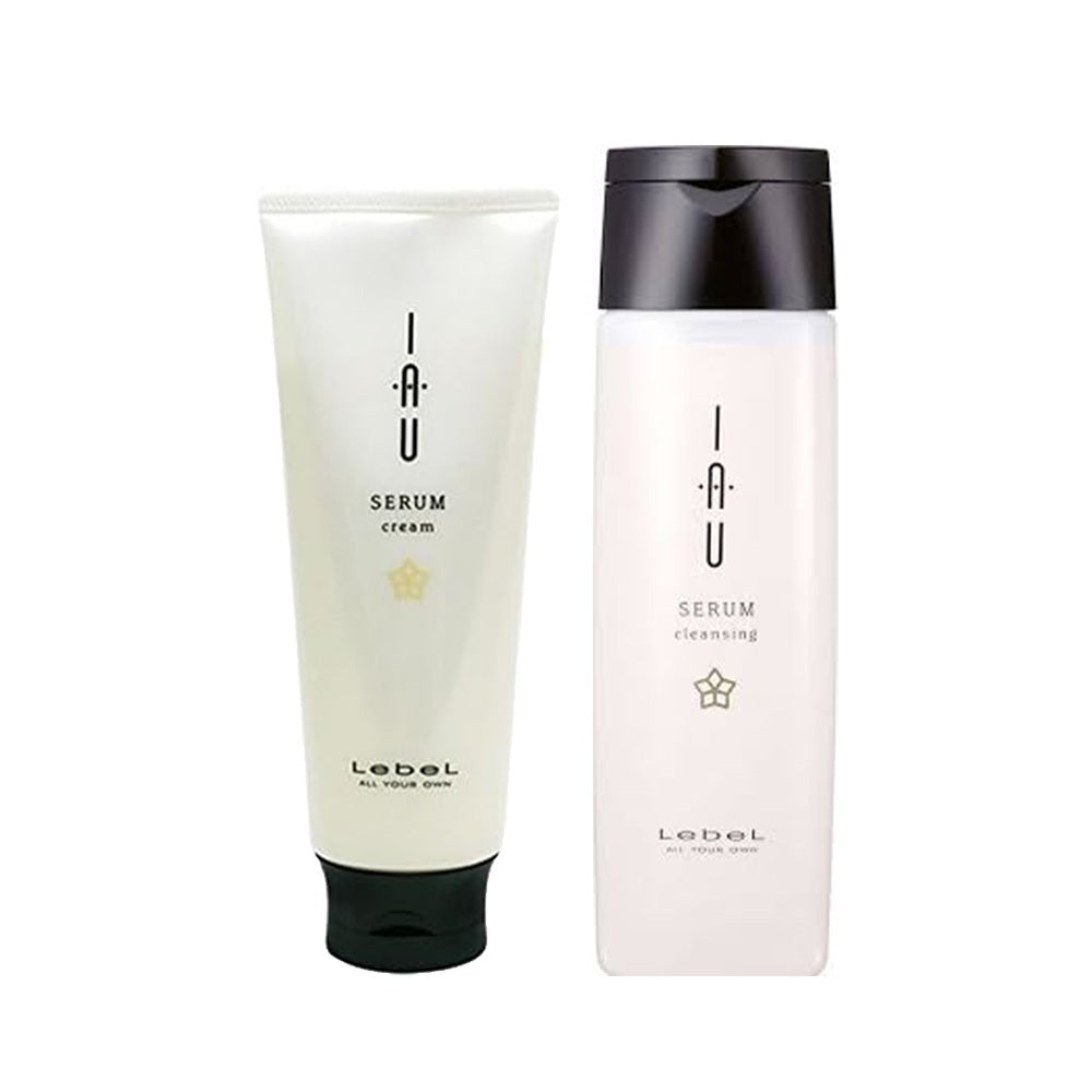 ［In stock］ Lebel IAU Serum Cleansing Shampoo / Cream Treatment 200ml