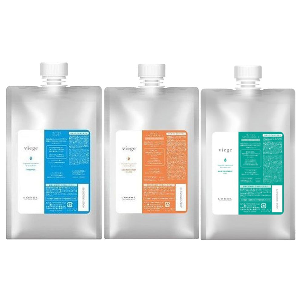 ［In stock］ Lebel Viege Shampoo 1000 ml / Soft Treatment 1000 ml / Volume Treatment 1000 ml /