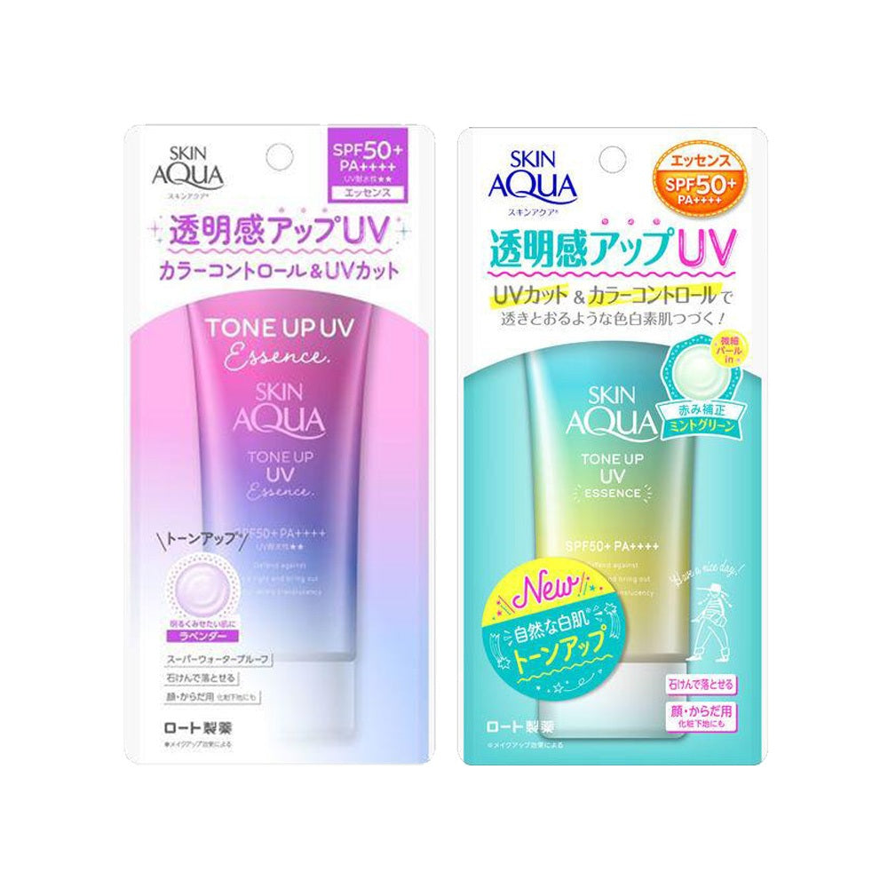 ［In stock］ ROHTO, Skin Aqua Tone Up UV Essence, SPF50 PA++++ 80g