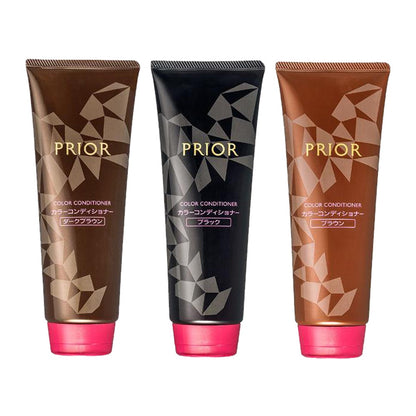 ［In stock］ SHISEIDO PRIOR Color Conditioner N 230g Brown / Dark Brown / Black