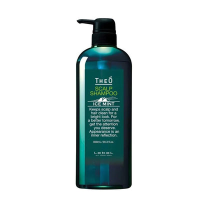 ［In stock］ Lebel THEO Scalp Shampoo Ice Mint 600ml / Scalp Treatment Ice Mint 600ml