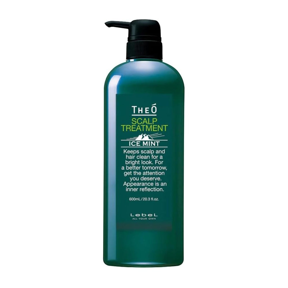 ［In stock］ Lebel THEO Scalp Shampoo Ice Mint 600ml / Scalp Treatment Ice Mint 600ml