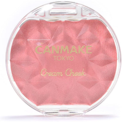 Ida Laboratories CANMAKE Cream Blush - Sweet Apricot/Almond Terracotta/Caramel Latte/Tangerine Tea/Clear Red Heart