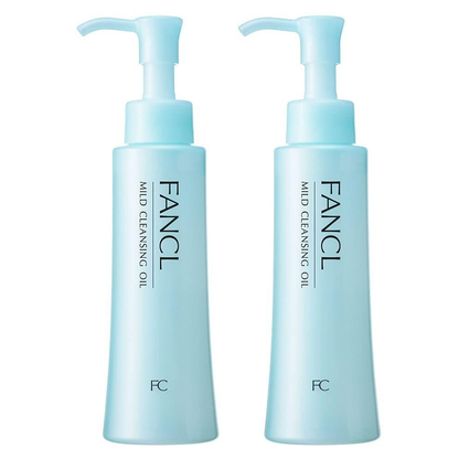 ［In stock］ FANCL Mild Cleansing Oil 120ml x2 / Skincare Cleanser / Makeup Remover  /