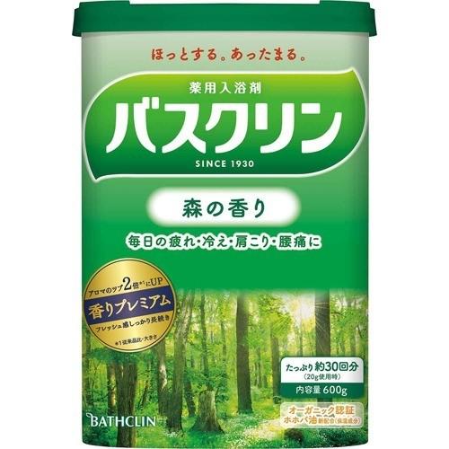 [Japan] Baskulin Forest Fragrance 600g / 660g Hot Water Color Woody Green (Transparent) DB