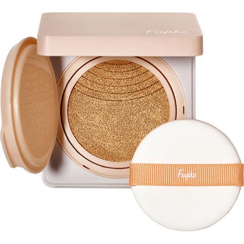 [Japan] Fujiko Dual Effect Cushion Powder Foundation SPF50・PA++++ 12g Natural Color Healthy Color