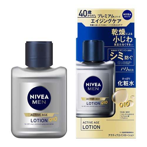 [Japan] NIVEA NIVEA MEN Men's Active Anti-Wrinkle Firming & Radiance Toner Fragrance-free Active age 110ml Kao