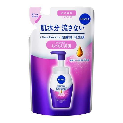 [Japan] NIVEA Weakly Acidic Foaming Facial Wash Refill Pack 130ml Kao