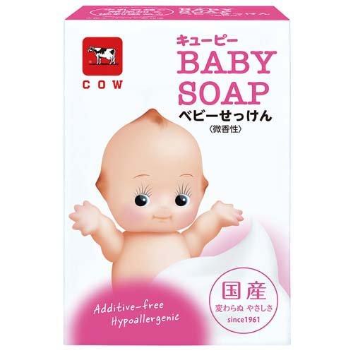 [Japan] Cow's Milk Alkali Kyōkai Chubi Soap Hypoallergenic Baby Soap 90g